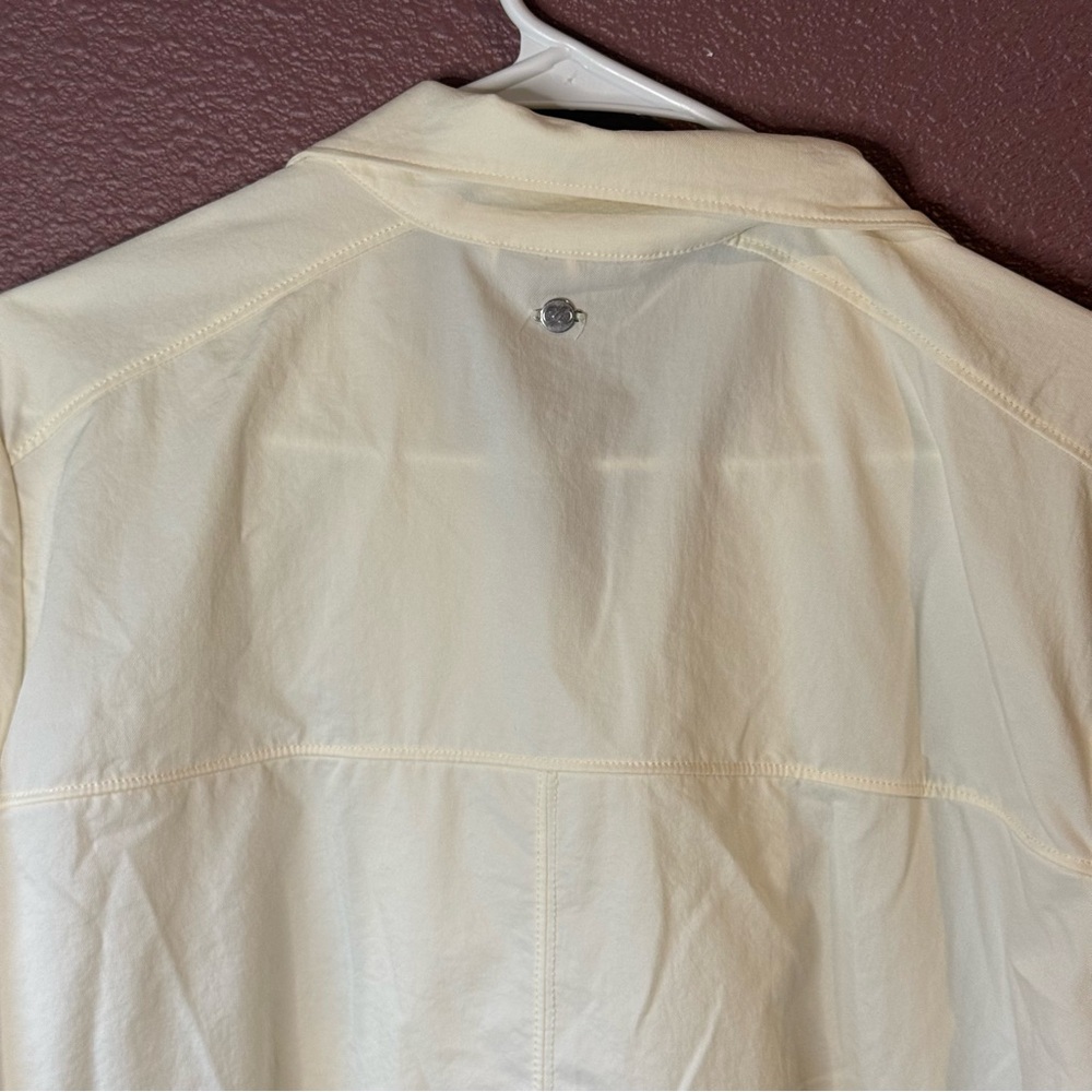 CALIA Women’s Large Thin Bomber Cream Jacket - Picture 7 of 7